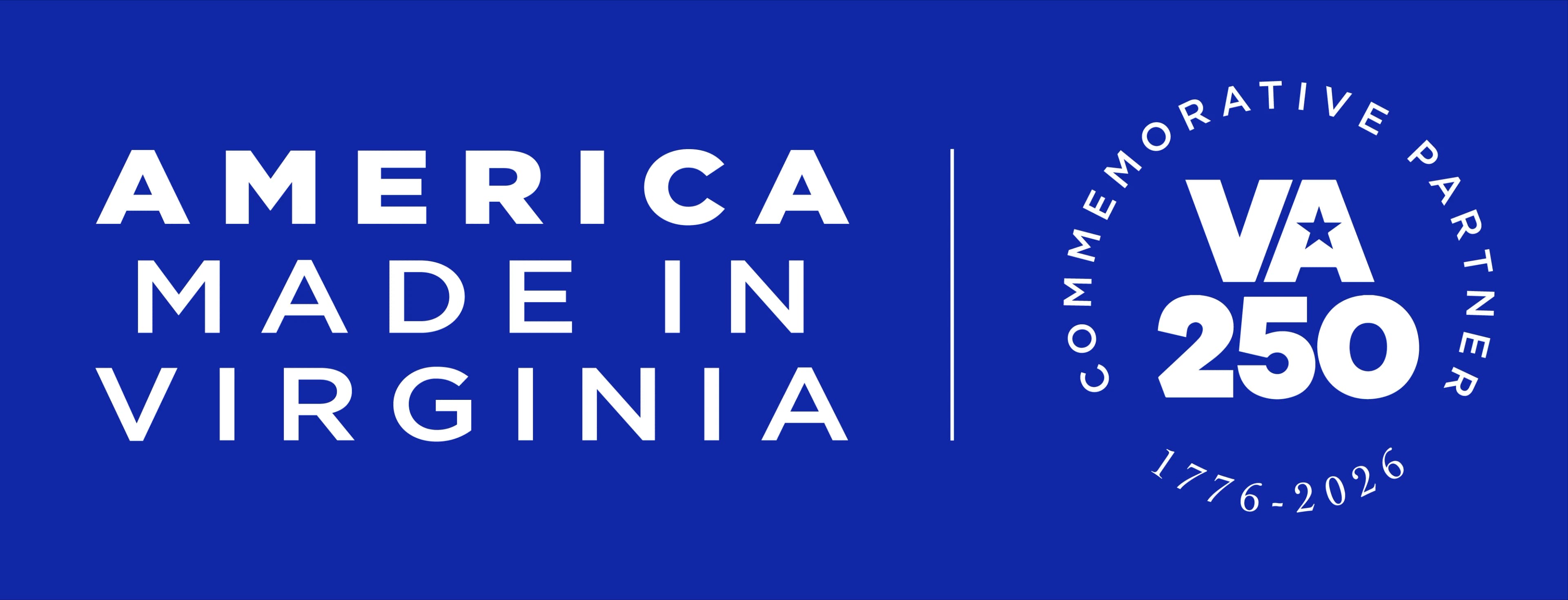 America Made in Virginia VA250 Commemorative Partner badge