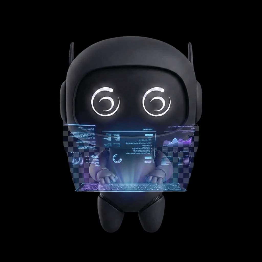 Galang AI Mascot - Working